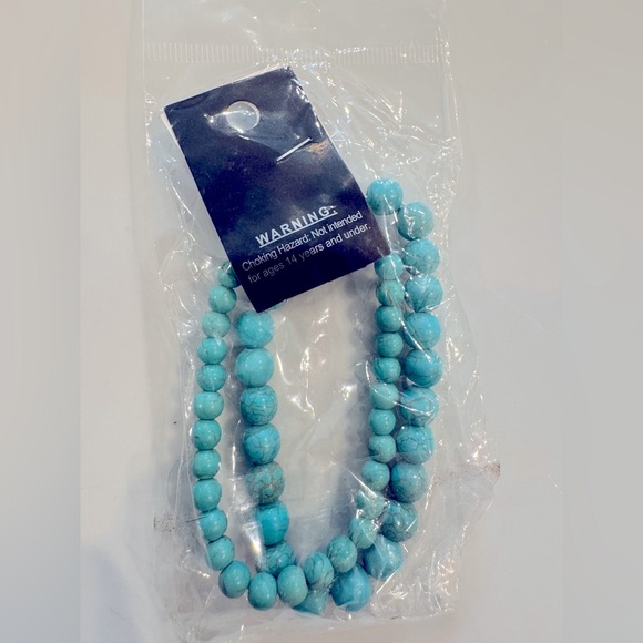 Fashion Jewelry Turquoise Beaded Bracelet Set - Picture 3 of 3